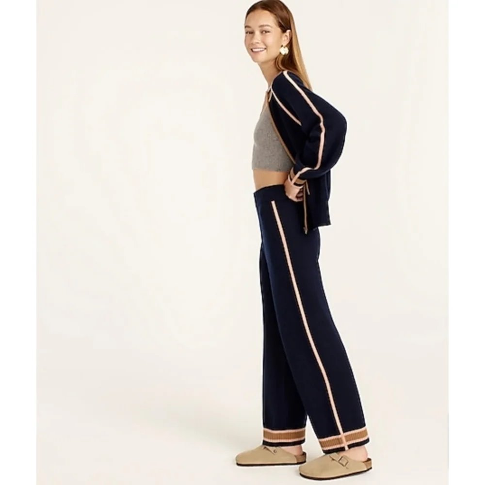30. J.Crew Cashmere track pant